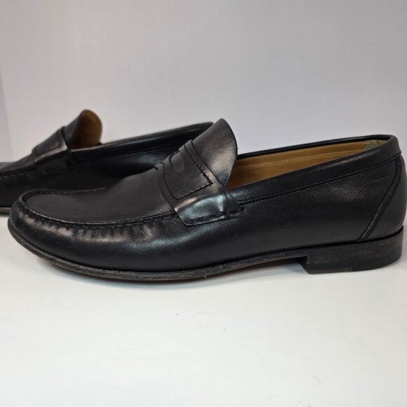 Bally Switzerland Loafer Slip-On Soft Leather Men Dress Shoe Black 9D main image 9